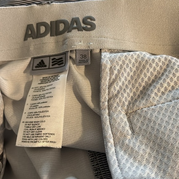 Adidas Ultimate 365 Gradient Stripe Golf Shorts Men Size 38 Black Gray Stripe - Picture 7 of 8